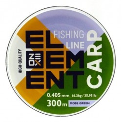 Рибальська волосінь, ZEOX Element Carp Moss Green, 300м, перетин 0,405мм